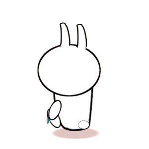 Rabbit Moving Sticker messages sticker-5