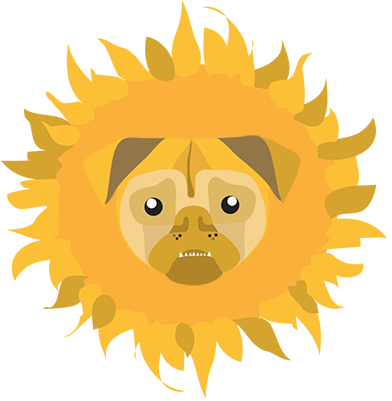 Pug Love Sticker Pack messages sticker-9
