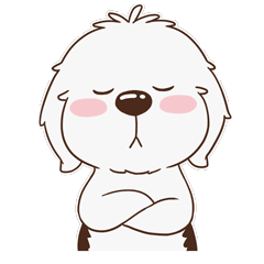 Animated Super Cute Dog Stickers messages sticker-9