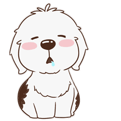 Animated Super Cute Dog Stickers messages sticker-7