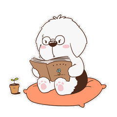 Animated Super Cute Dog Stickers messages sticker-10