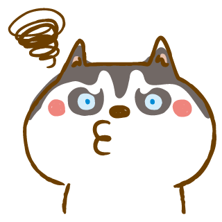 Scary Siberian Dog Stickers for iMessage messages sticker-4
