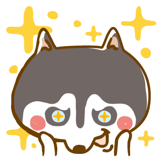 Scary Siberian Dog Stickers for iMessage messages sticker-9