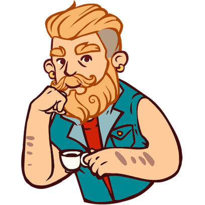 Bearded Man messages sticker-10