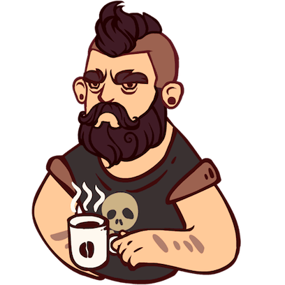 Bearded Man messages sticker-1
