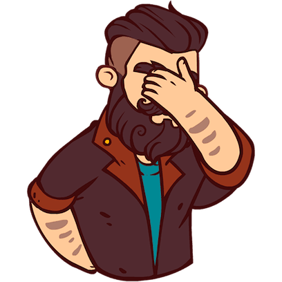 Bearded Man messages sticker-4