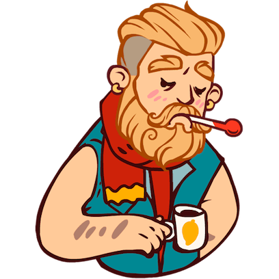 Bearded Man messages sticker-6