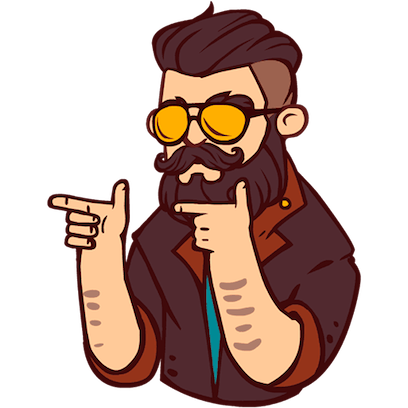 Bearded Man messages sticker-7