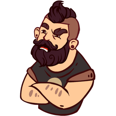 Bearded Man messages sticker-8