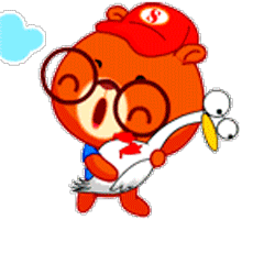 Super Bear Animated messages sticker-7