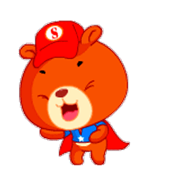 Super Bear Animated messages sticker-4