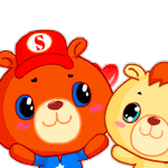 Super Bear Animated messages sticker-8
