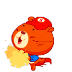 Super Bear Animated messages sticker-5