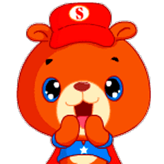 Super Bear Animated messages sticker-1