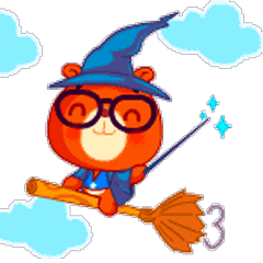 Super Bear Animated messages sticker-6