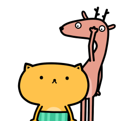 Animated Yellow Cat Stickers For iMessage messages sticker-3