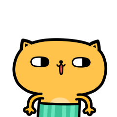 Animated Yellow Cat Stickers For iMessage messages sticker-5