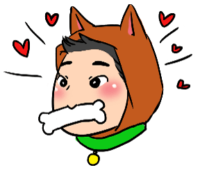 Dog Cat Love 3 Stickers Pack Text Message messages sticker-1