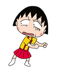 Animated Chi-bi Maruko Stickers For iMessage messages sticker-10