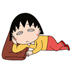 Animated Chi-bi Maruko Stickers For iMessage messages sticker-9