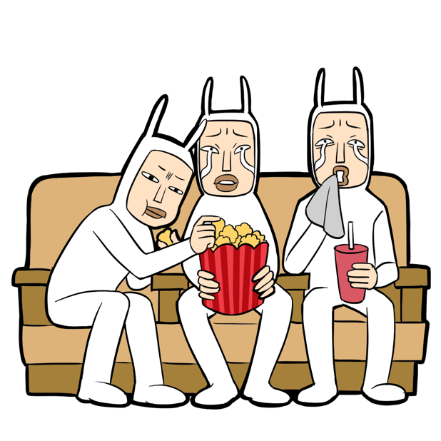 Bunny Men stickers messages sticker-4