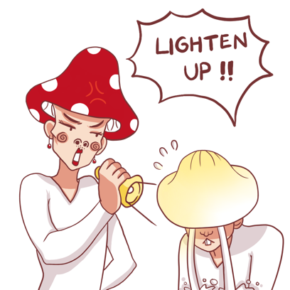 Mushroom Bros stickers messages sticker-8
