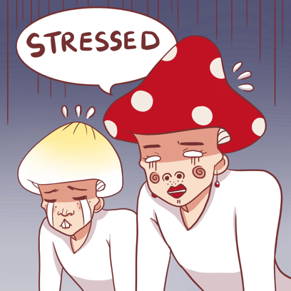 Mushroom Bros stickers messages sticker-4