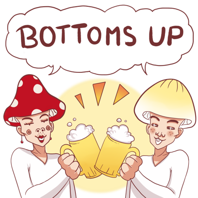 Mushroom Bros stickers messages sticker-10