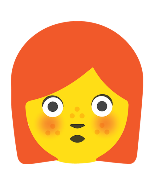 Redhead Emoji Stickers messages sticker-3