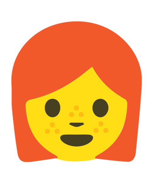 Redhead Emoji Stickers messages sticker-0