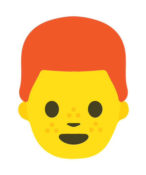 Redhead Emoji Stickers messages sticker-1