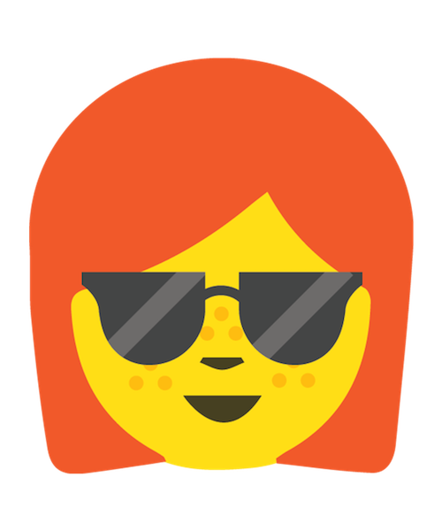 Redhead Emoji Stickers messages sticker-7
