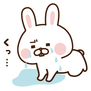 出っ歯うさぎステッカー messages sticker-9