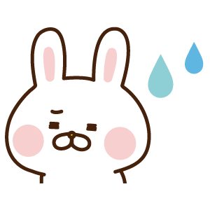 出っ歯うさぎステッカー messages sticker-10