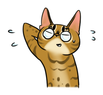 Misty the Cat. Stickers by Design73 messages sticker-7