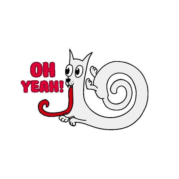 Long Spring Cat messages sticker-11