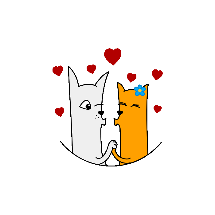 Long Spring Cat messages sticker-6