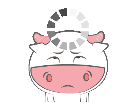 Funny Milk Cow Animated messages sticker-10