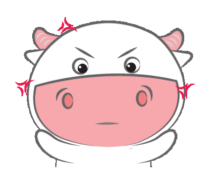 Funny Milk Cow Animated messages sticker-2