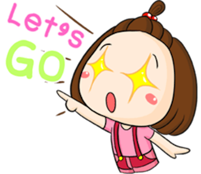 Cute Little Girl Sticker messages sticker-7