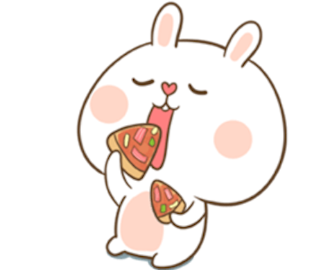 Fluffy Bear and Rabbit messages sticker-5
