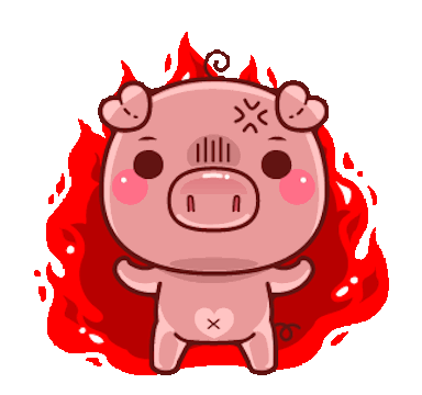 Pig Baby Aniamted messages sticker-4