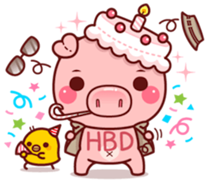 Pig Baby 3 messages sticker-2