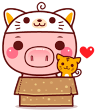 Pig Baby 3 messages sticker-8