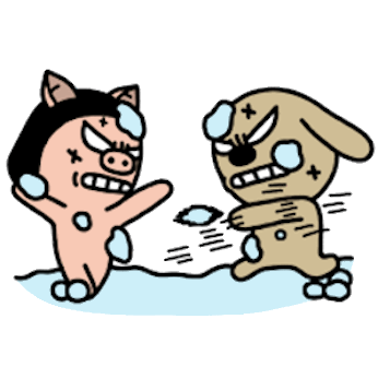 Choco Dog Winter Animated messages sticker-7