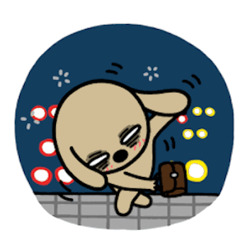 Choco Dog Winter Animated messages sticker-9