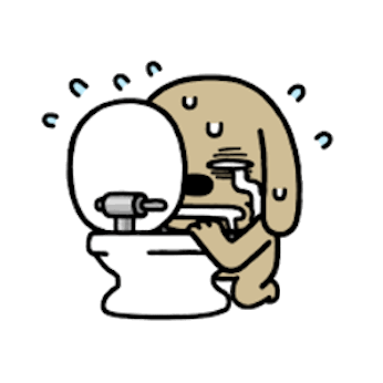 Choco Dog Winter Animated messages sticker-2