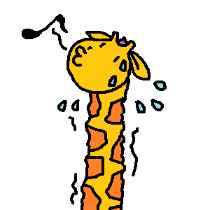 Giraffe Stickers for iMessage by Design73 messages sticker-8