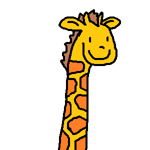 Giraffe Stickers for iMessage by Design73 messages sticker-0