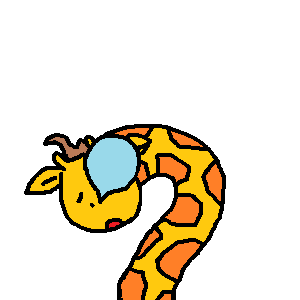 Giraffe Stickers for iMessage by Design73 messages sticker-11